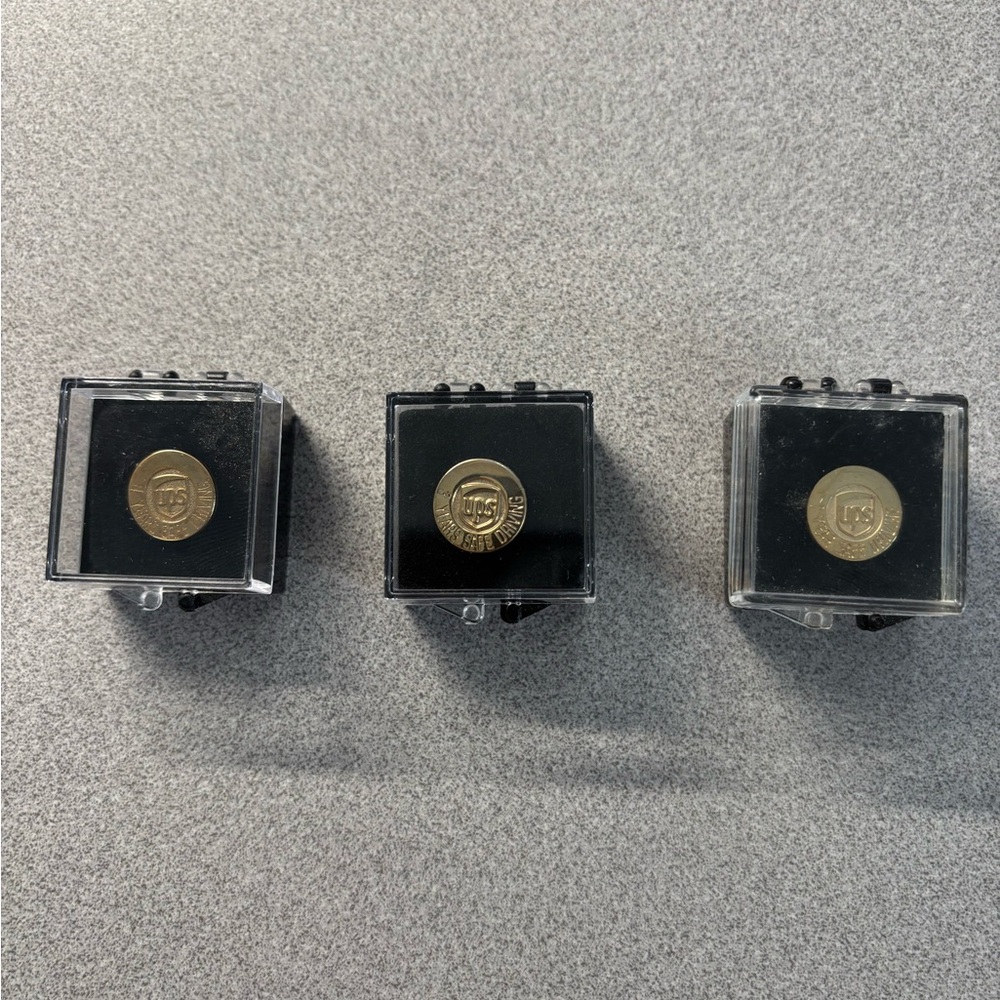 Gold Coins in Display Cases